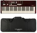 Click to learn more about the Hammond M-Solo Portable Organ with Gig Bag - Burgundy