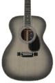 Click to learn more about the Martin OM-45 John Mayer Platinum Anniversary Acoustic Guitar - Platinum Gray Burst Top with Platinum Gray Toner Back & Sides