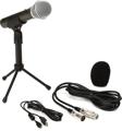 Click to learn more about the Samson Q2U Recording and Podcasting Pack USB/XLR Dynamic Microphone with Accessories