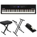 Click to learn more about the Alesis Recital Pro 88-key Hammer-action Digital Piano Essentials Bundle