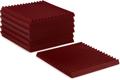 Click to learn more about the Auralex 2 inch Studiofoam Wedges 2x2 foot Acoustic Panel 12-pack - Burgundy