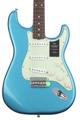 Click to learn more about the Fender Vintera II '60s Stratocaster Electric Guitar - Lake Placid Blue