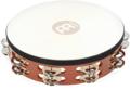 Click to learn more about the Meinl Percussion Traditional Wood Handheld Tambourine - Antique Brown