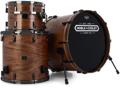 Click to learn more about the Noble & Cooley Walnut Classic 3-piece Shell Pack - Natural Satin with Black Nickel CD Lugs