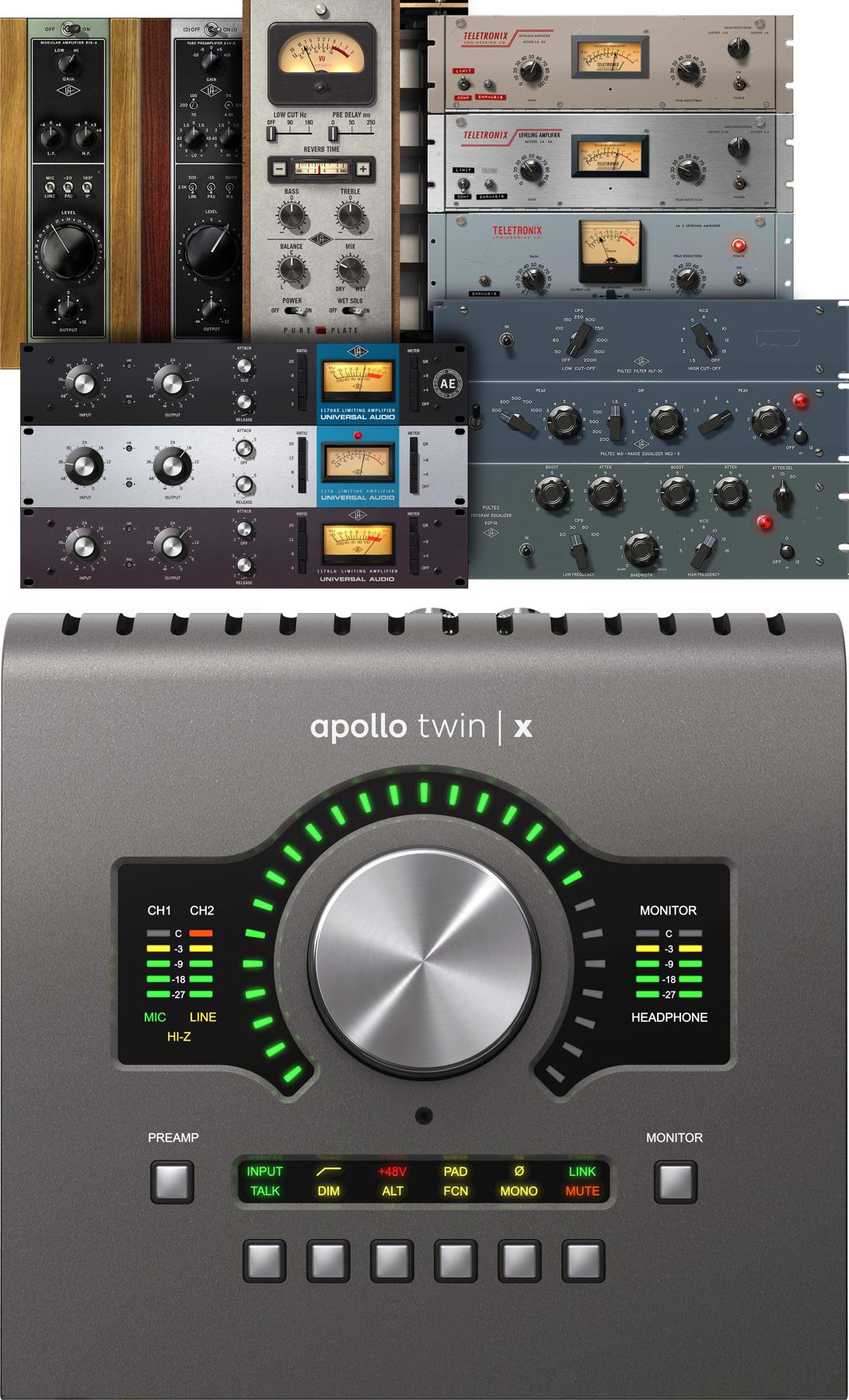 【10322】 UNIVERSAL AUDIO Apollo Twin Apollo Twin X USB – Universal Audio