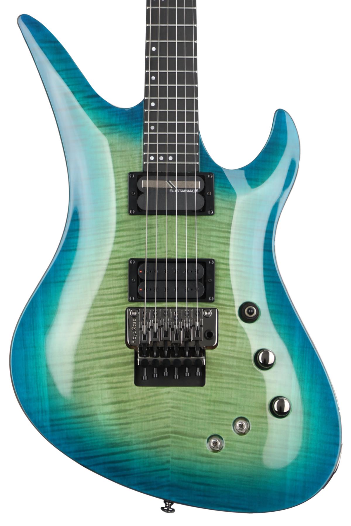 ホワイトブラウン SCHECTER Black Jack エボニー指板 BlackJack SLS