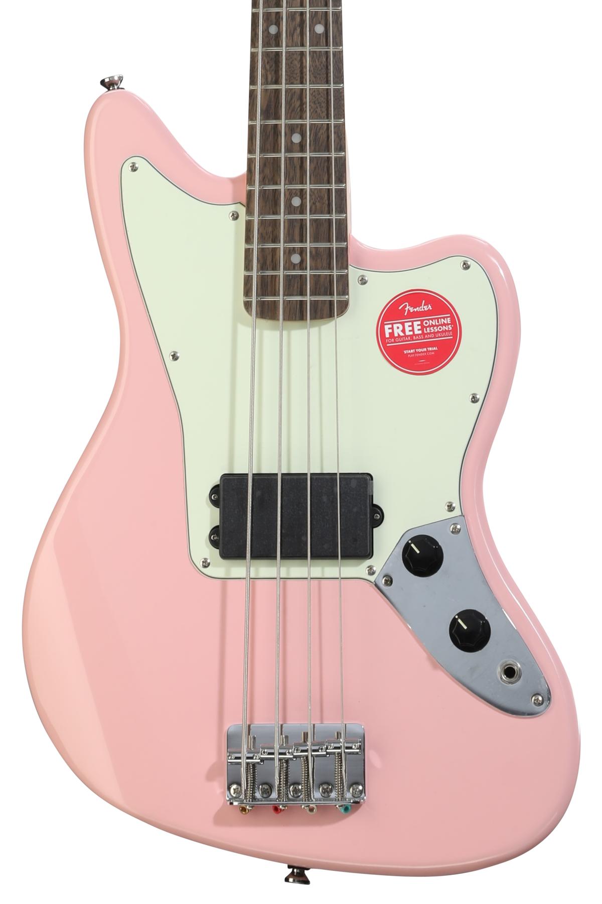 Squier Bronco Bass シェルピンク ソフトケース ジャンク Squier Bronco Bass シェルピンク ソフトケース ジャンク