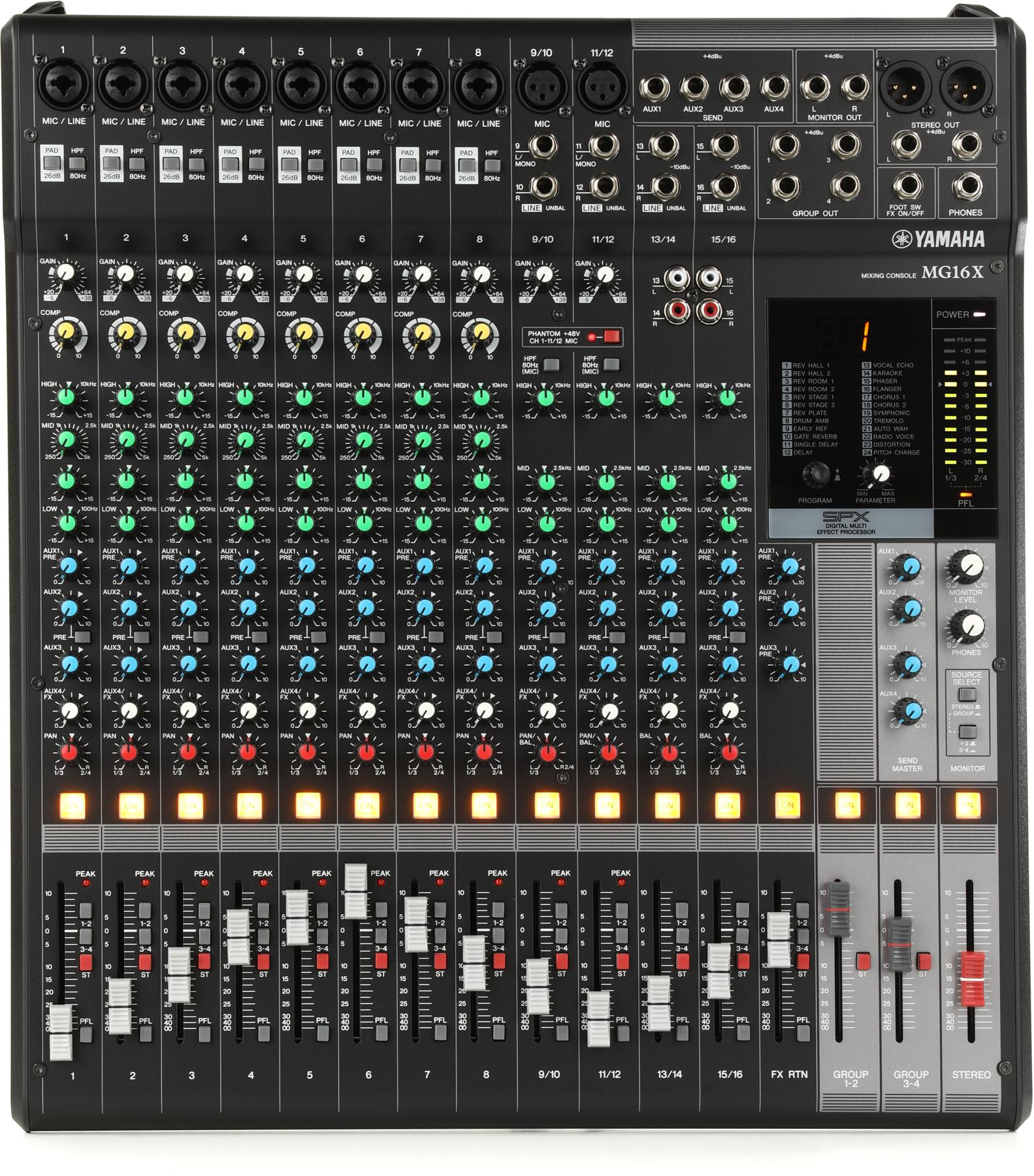 YAMAHA MG-ⅱR MG Analog Mixing Consoles - Yamaha USA