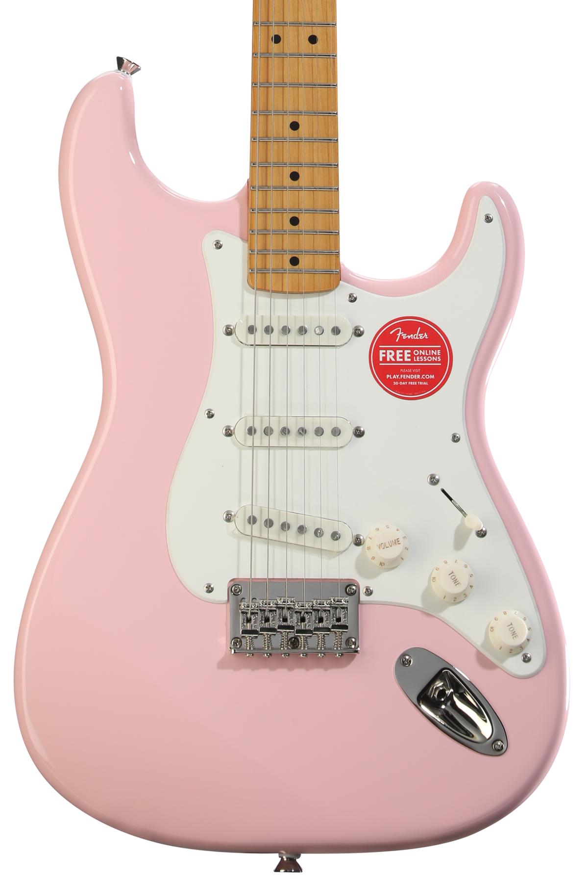 pink electric guitar - Sweetwater