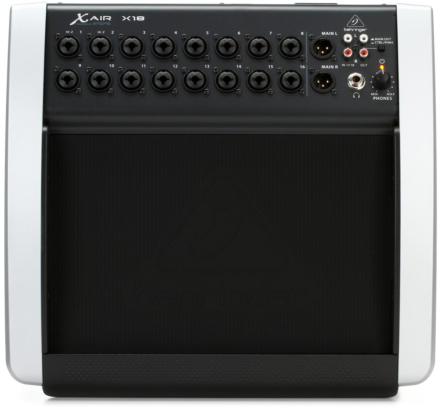Behringer X Air X18 Compact 18Input Digital iPad/Tablet Mixer NEW