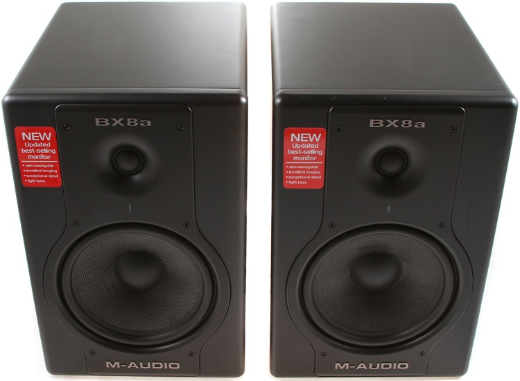 m audio speakers bx8a