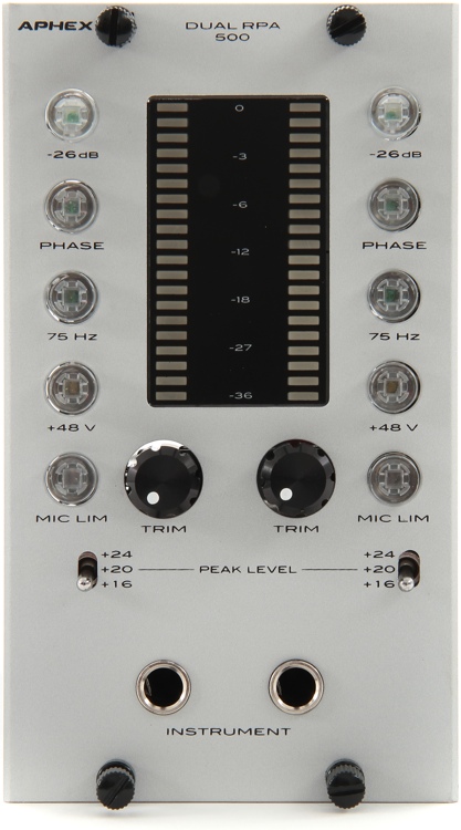 Aphex Dual RPA 500 Mic Preamp Module for 500 Series Racks Overview