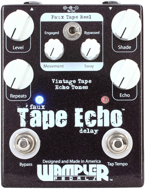 Wampler Faux Tape Echo with Tap Tempo Pedal Review InSync