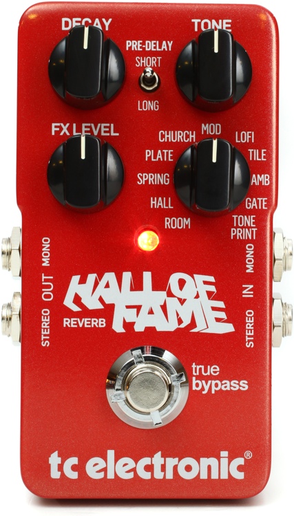 Pedal of the Day TC Electronic Hall of Fame Reverb Pedal with
