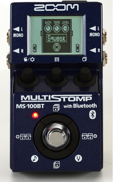 Effects Capacity for Zoom MS-100BT MultiStomp