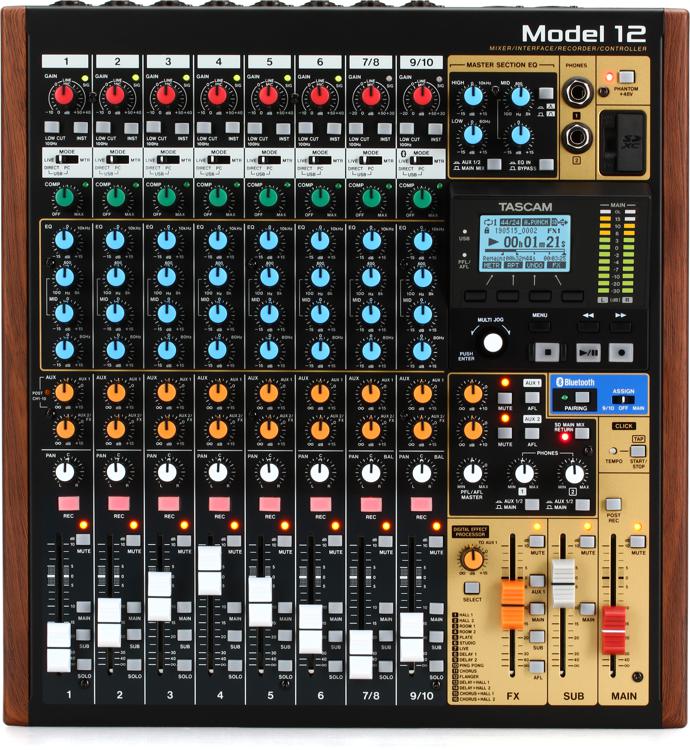  TASCAM Model 12 Digital Mixer/Recorder at Winter NAMM 2020 InSync