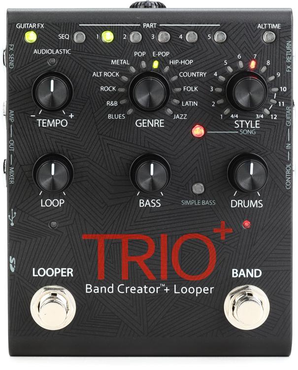 DigiTech TRIO+トリオ・プラス バンドクリエイターペダル+ルーパー-