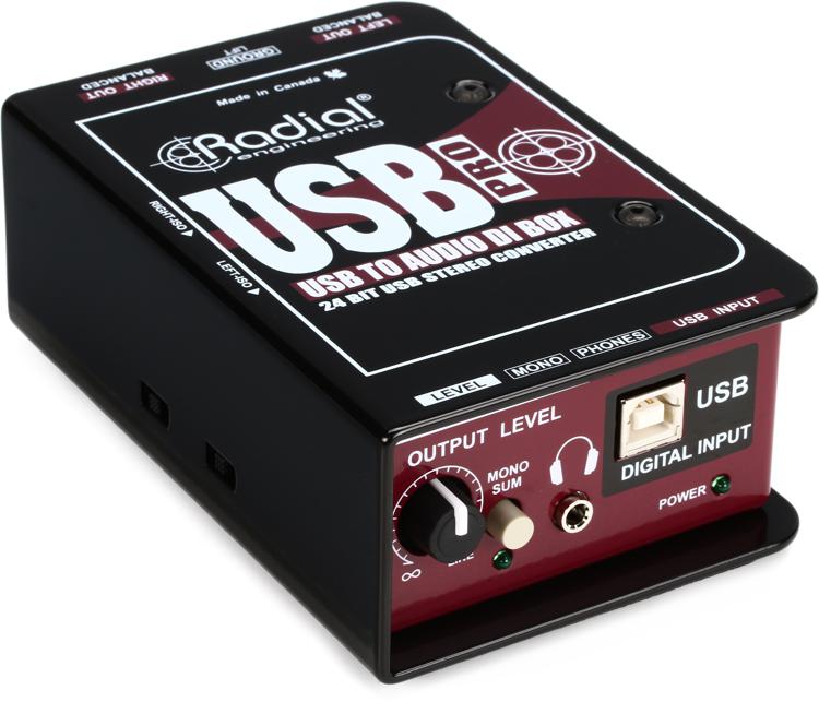 Radial USB Pro Laptop DI Overview Sweetwater