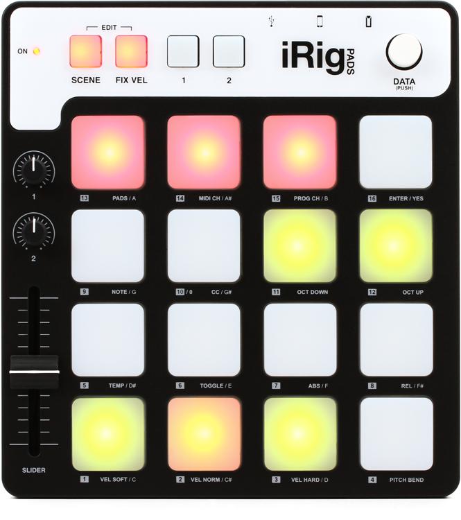 IK Multimedia iRig Pads USB Pad Controller Review   Sweetwater's