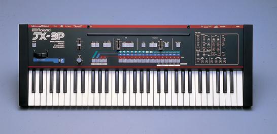 The Roland JX-3p was the company's first synth with MIDI.
