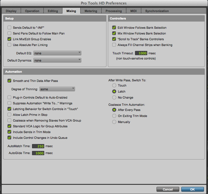 pro tools send fmp
