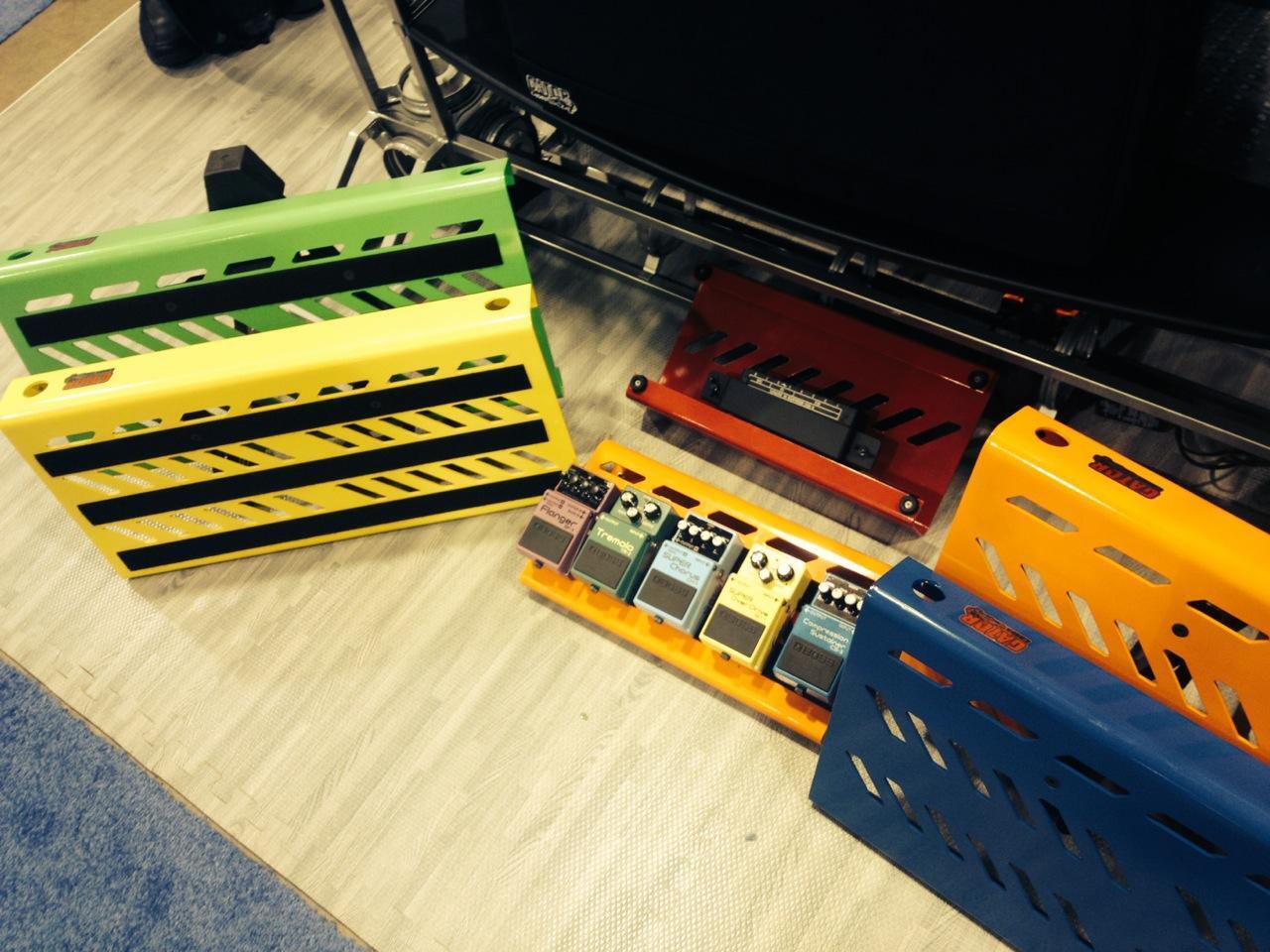 Live from NAMM Gator Metal Pedalboards