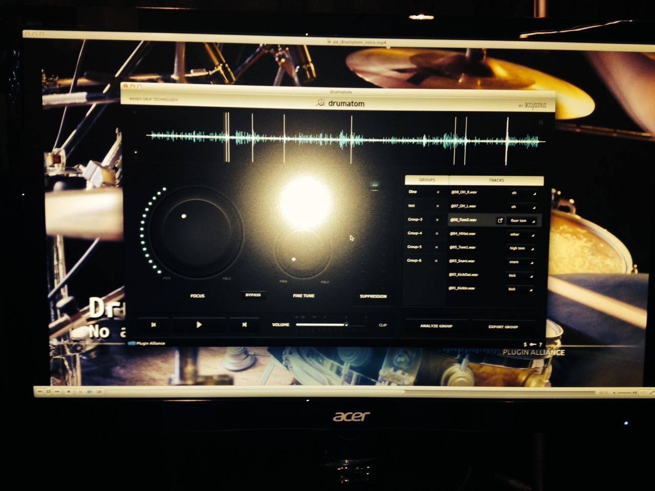 Live from NAMM Plugin Alliance Drumatom