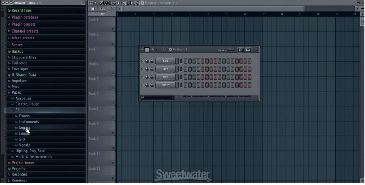 fl studio browser parameters