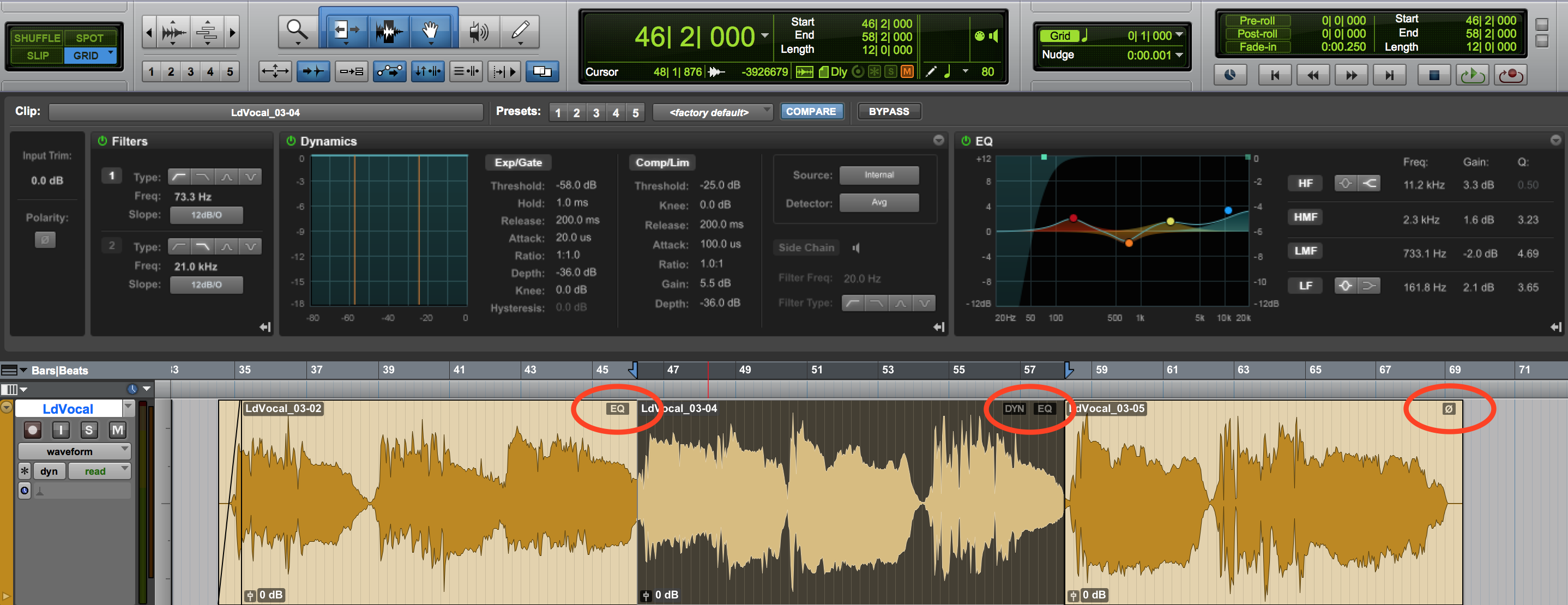 Pro Tools Latency Chart