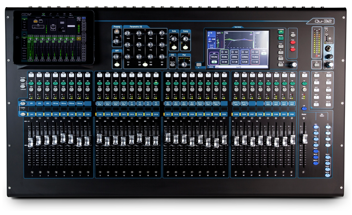 Allen & Heath Announces Qu Chrome Mixers