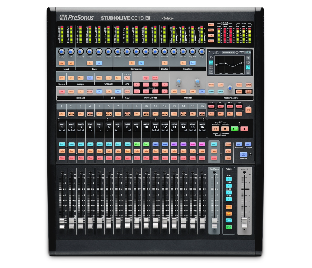 Remote Control PreSonus StudioLive RM Mixers with Studio One v3.2