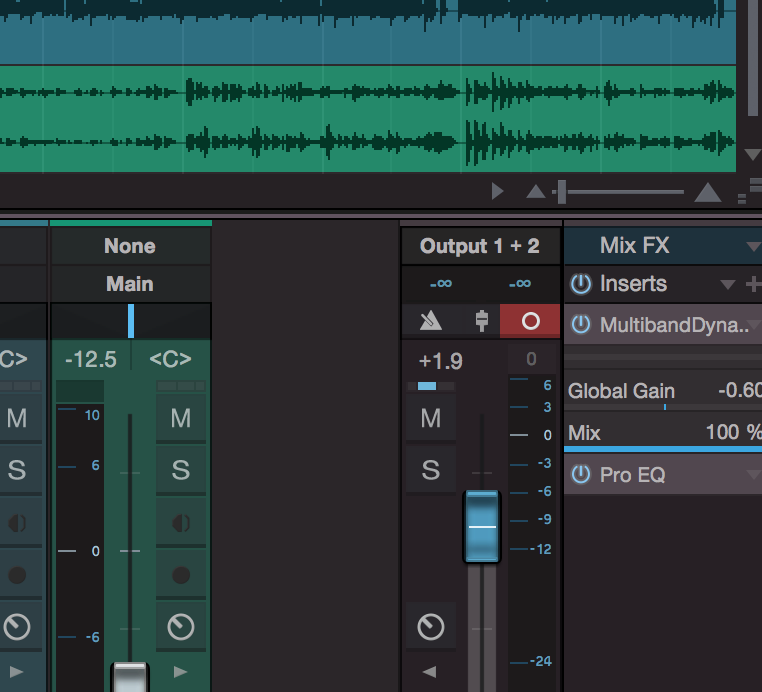 Studio One Mixer is Stuck in Mono