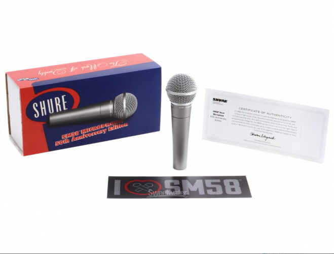 Shure Releases the 50th Anniversary Edition SM58