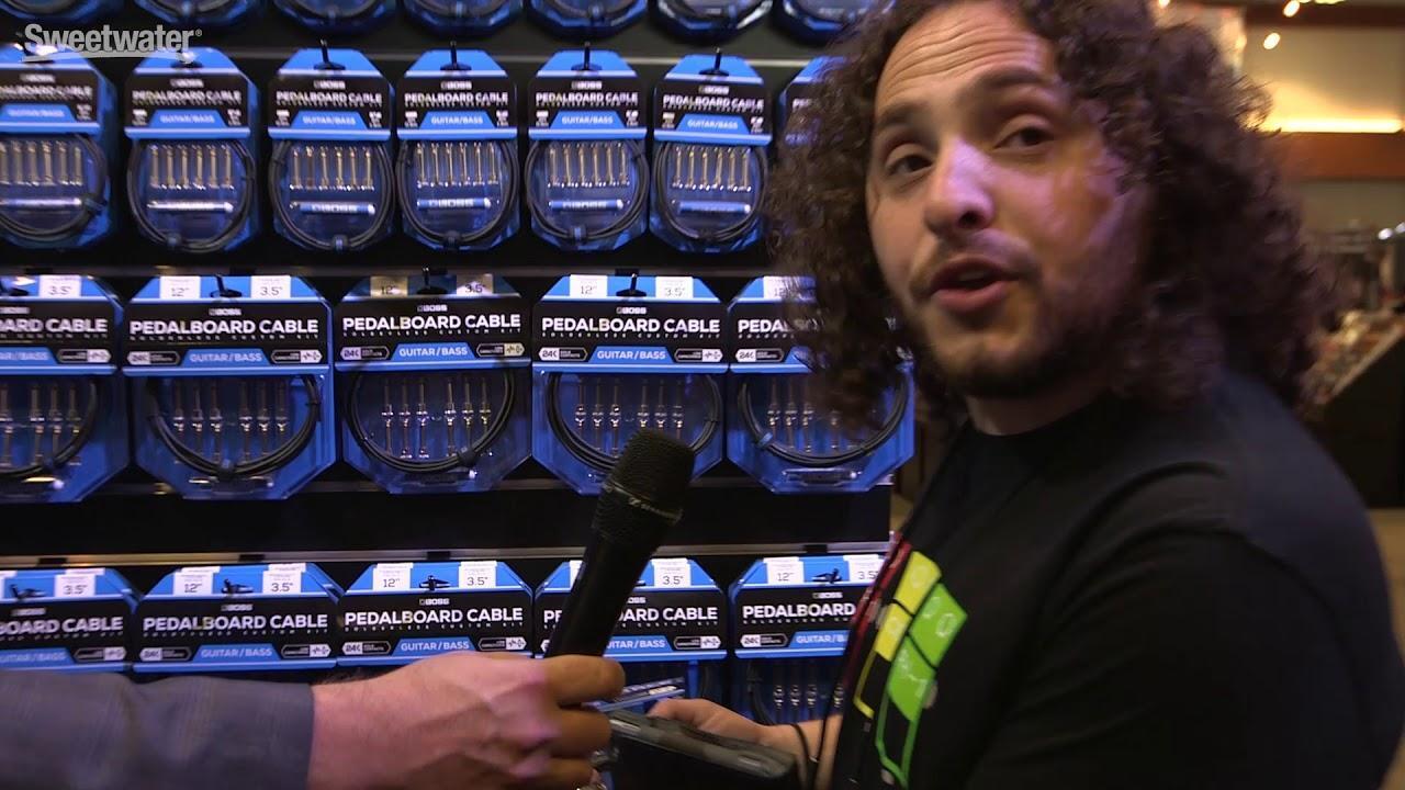 BOSS Pedalboard Cable Kit Overview at Summer NAMM 2017