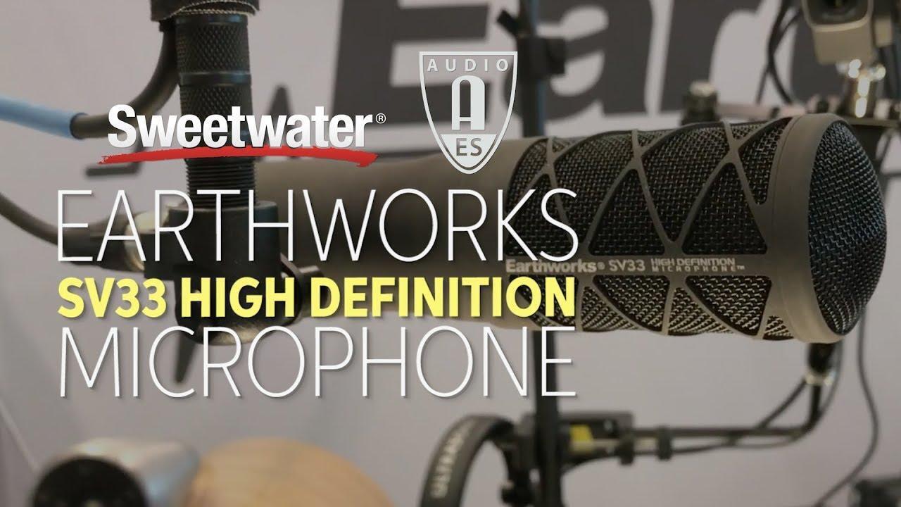 Earthworks SV33 High Definition Microphone at AES 2017