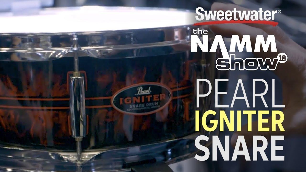 Pearl Casey Cooper Signature Snare Drum at Winter NAMM 2018