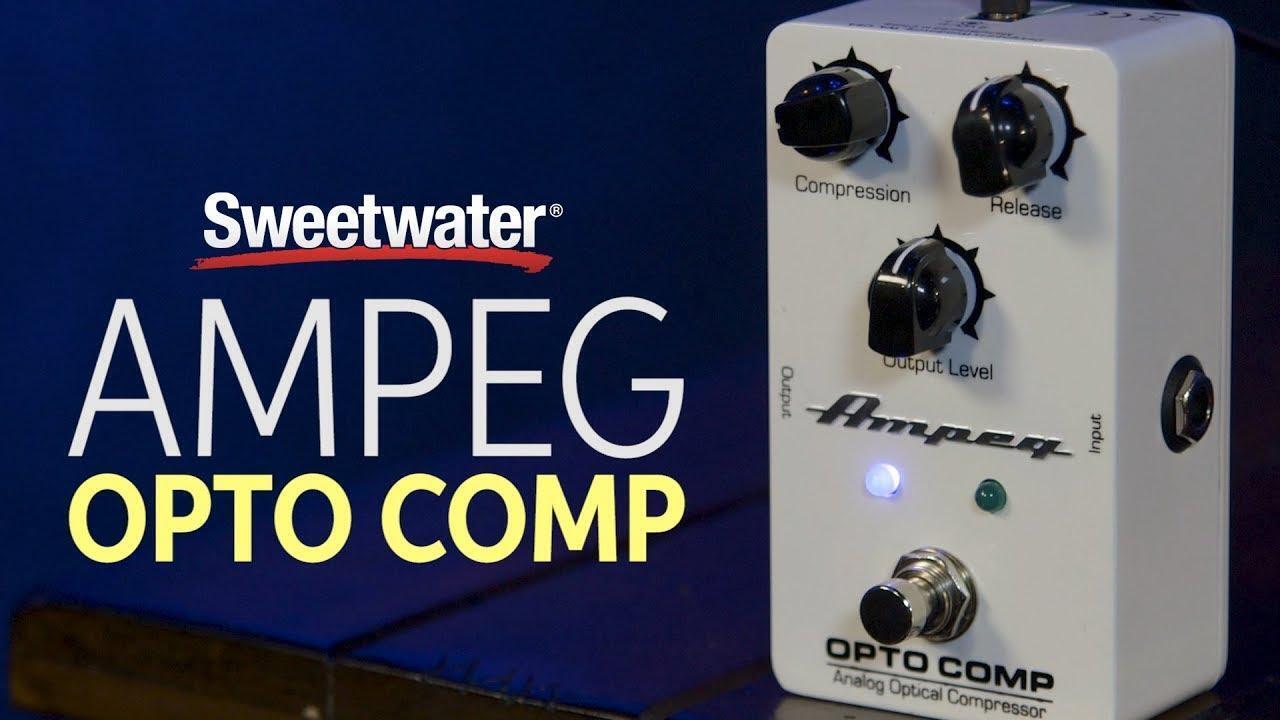 Ampeg Opto Comp Optical Bass Compressor Pedal Demo