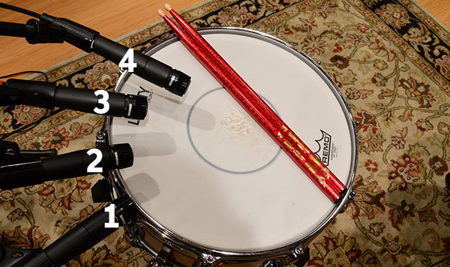 Image result for snare drum mic techniques