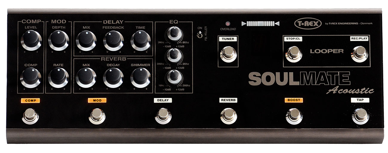 T-Rex SoulMate Acoustic Multi-effects Pedal | Sweetwater