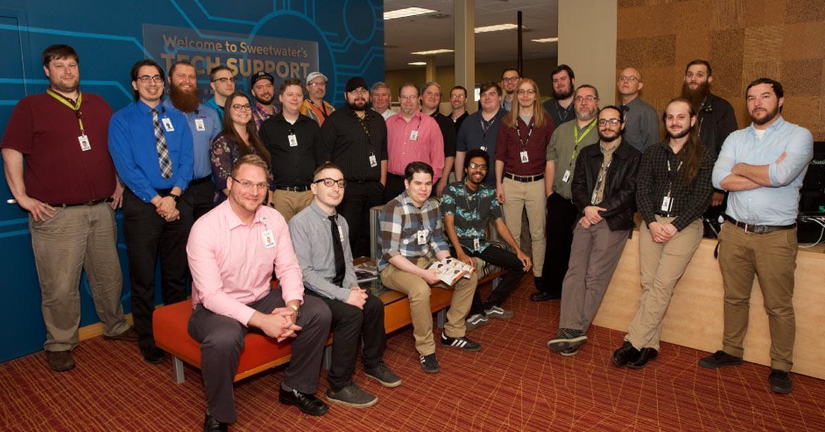 100 000 phone calls a sweetwater techs milestone sweetwater sweetwater technical support