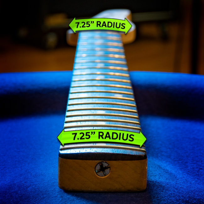 Guitar Neck Radius Chart