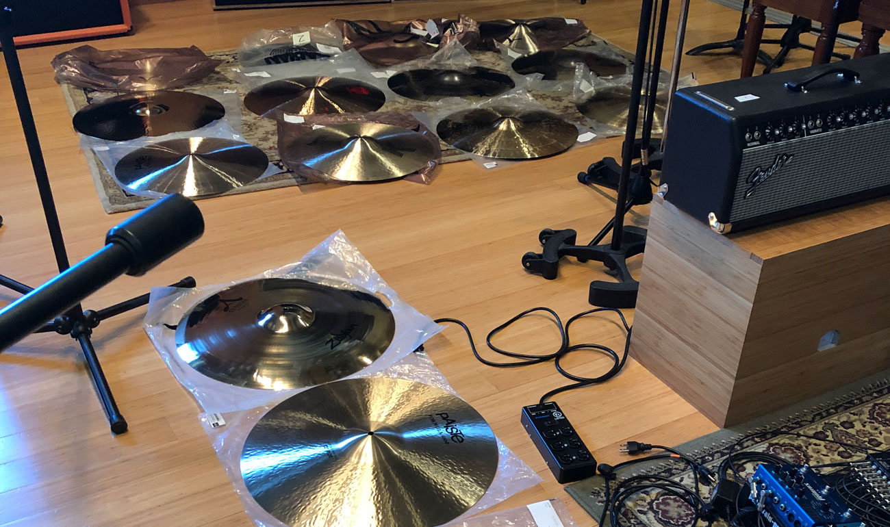Cymbals in the Studio