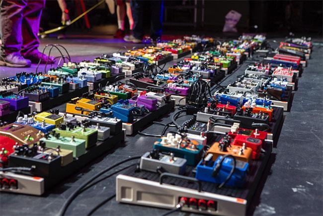 The Largest Guitar Effect Pedalboard in the World Yeah We Did