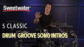 5 Classic Drum Groove Song Intros   Drum Lesson