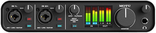 Front of M4 Audio Interface