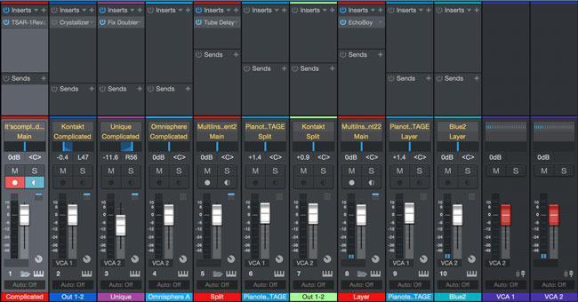 picture of faders interface