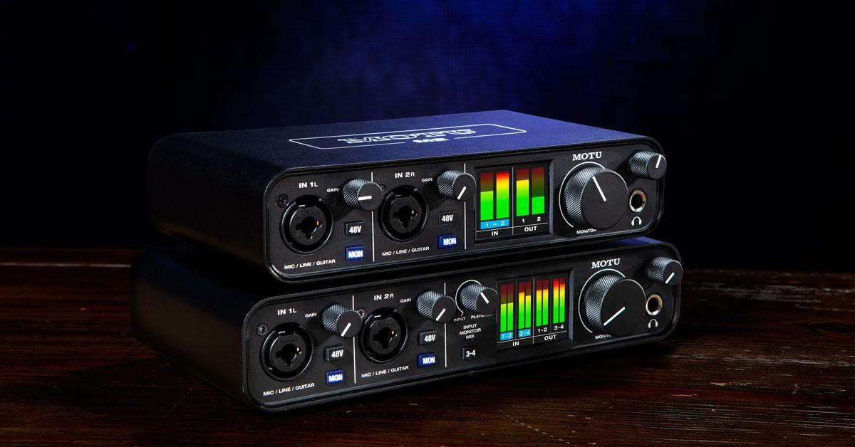 First Look: MOTU M2 and M4 Audio Interfaces