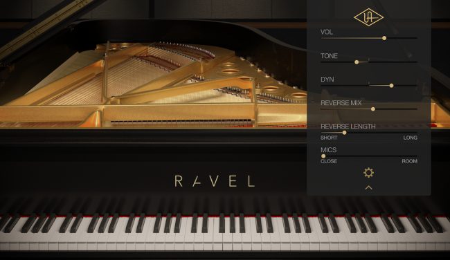 LUNA Ravel Virtual Instrument GUI