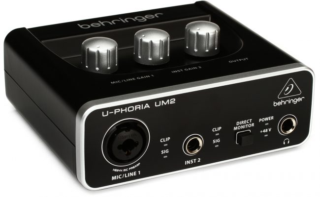 Behringer-U-Phoria-UM2-USB-Audio-Interface