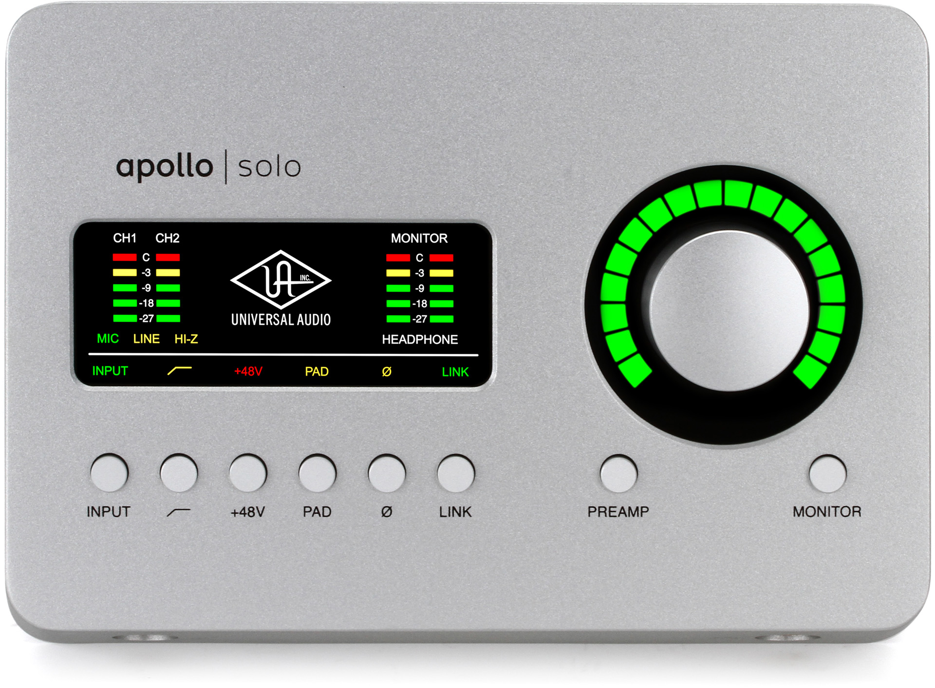 Universal Audio Apollo Solo Thunderbolt 3 Interface